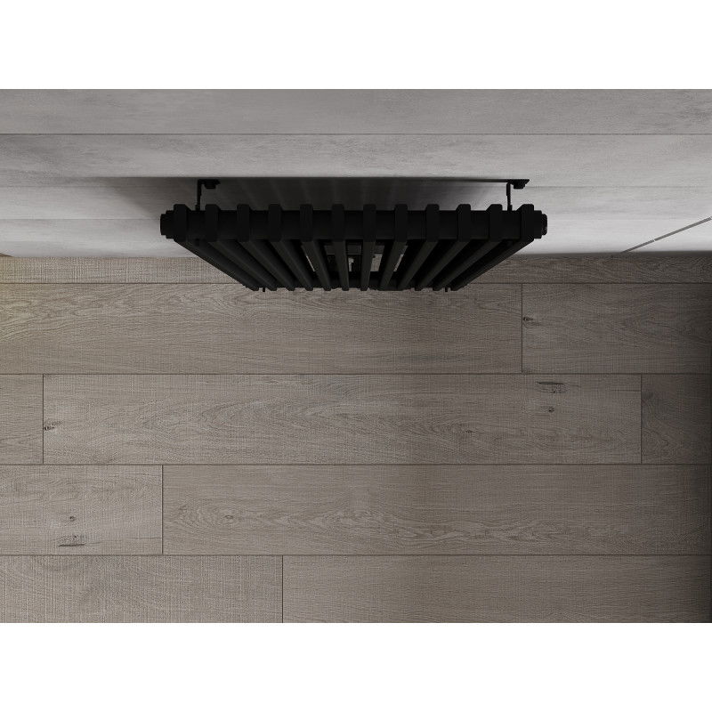 Mexen Kansas decorative radiator 1800 x 420 mm, 1242 W, black - W204-1800-420-00-70