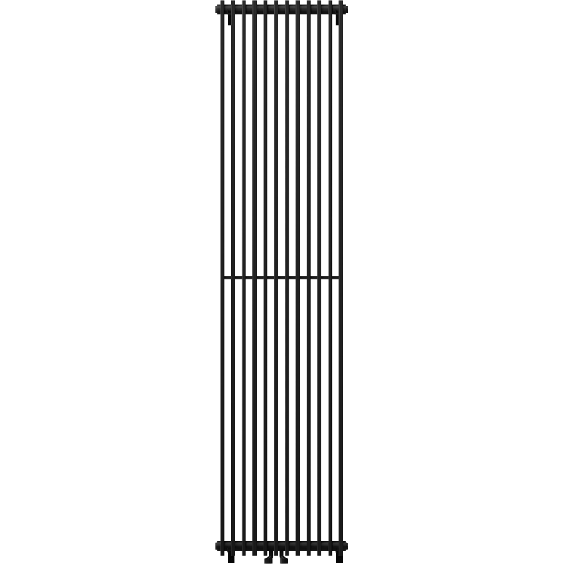 Mexen Kansas decorative radiator 1800 x 420 mm, 1242 W, black - W204-1800-420-00-70