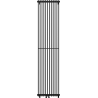 Mexen Kansas decorative radiator 1800 x 420 mm, 1242 W, black - W204-1800-420-00-70