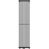 Mexen Kansas decorative radiator 1800 x 420 mm, 1441 W, Black - W204-1800-420-00-70