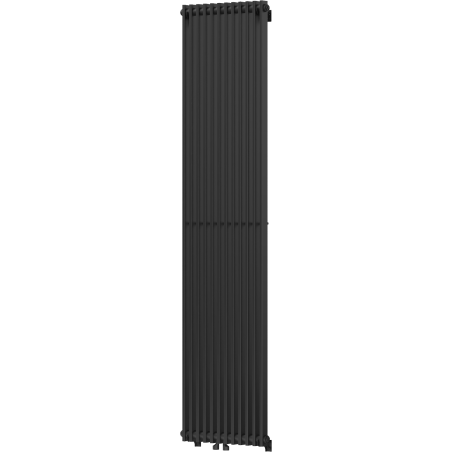 Mexen Kansas decorative radiator 1800 x 420 mm, 1242 W, black - W204-1800-420-00-70
