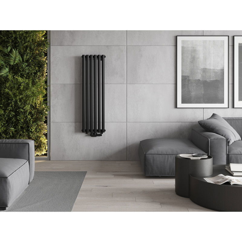 Mexen Nevada decorative radiator 1200 x 360 mm, 483 W, black - W201-1200-360-00-70