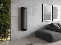 Mexen Nevada decorative radiator 1200 x 360 mm, 483 W, Black - W201-1200-360-00-70
