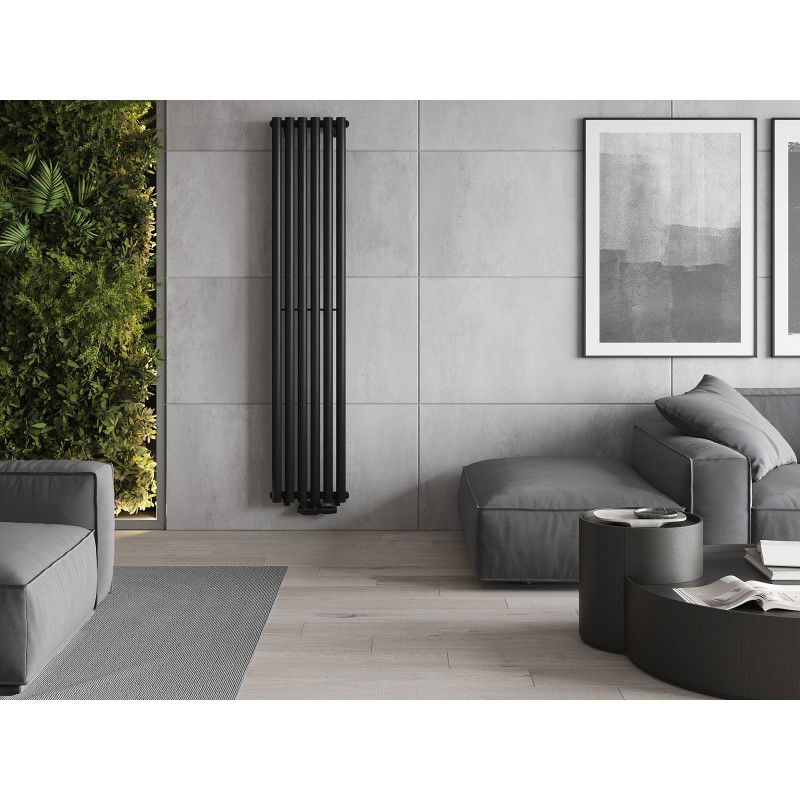 Mexen Nevada decorative radiator 1800 x 360 mm, 705 W, black - W201-1800-360-00-70