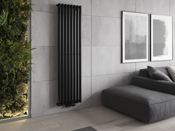 Mexen Nevada decorative radiator 1800 x 480 mm, 940 W, Black - W201-1800-480-00-70