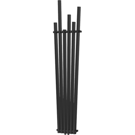 Mexen Omaha decorative radiator 1800 x 420 mm, 655 W, Black - W208-1800-420-00-70
