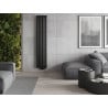 Mexen Oregon decorative radiator 1800 x 360 mm, 604 W, black - W202-1800-350-00-70