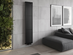 Mexen Oregon decorative radiator 1800 x 360 mm, 604 W, black - W202-1800-350-00-70