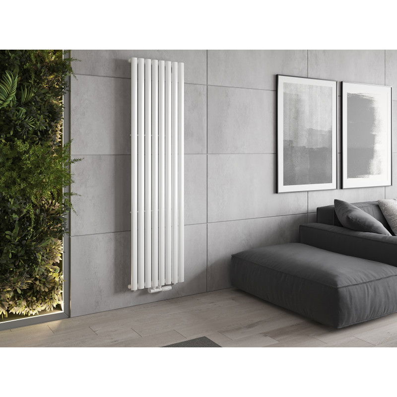 Mexen Oregon decorative radiator 1800 x 480 mm, 805 W, white - W202-1800-490-00-20