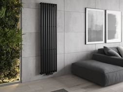 Mexen Oregon decorative radiator 1800 x 490 mm, 805 W, Black - W202-1800-490-00-70