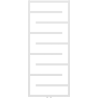 Mexen Orlando decorative radiator 1380 x 600 mm, 445 W, white - W207-1380-600-00-20