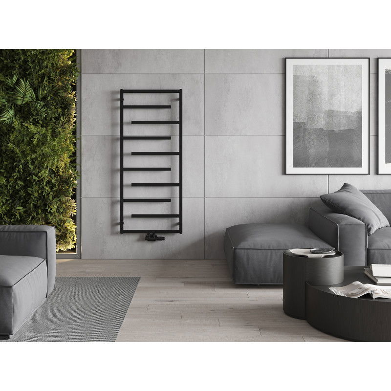 Mexen Orlando Decorative Radiator 1380 x 600 mm, 445 W, Black - W207-1380-600-00-70