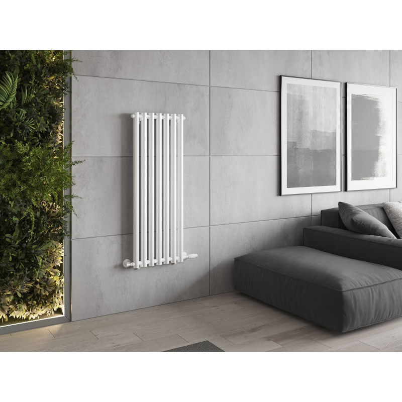 Mexen Texas decorative radiator 1200 x 460 mm, 659 W, white - W203-1200-460-00-20