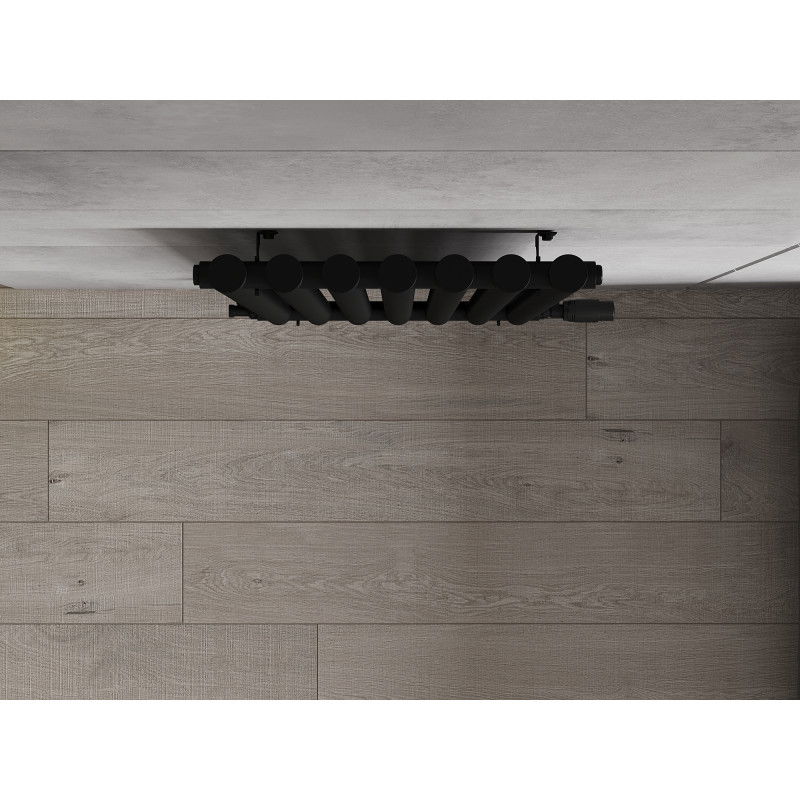 Mexen Texas decorative radiator 1200 x 460 mm, 659 W, black - W203-1200-460-00-70