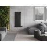Mexen Texas decorative radiator 1200 x 460 mm, 659 W, black - W203-1200-460-00-70