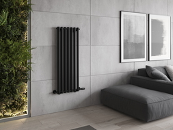Mexen Texas decorative radiator 1200 x 460 mm, 502 W, Black - W203-1200-460-00-70