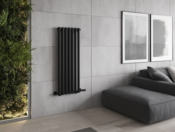 Mexen Texas decorative radiator 1200 x 460 mm, 659 W, black - W203-1200-460-00-70