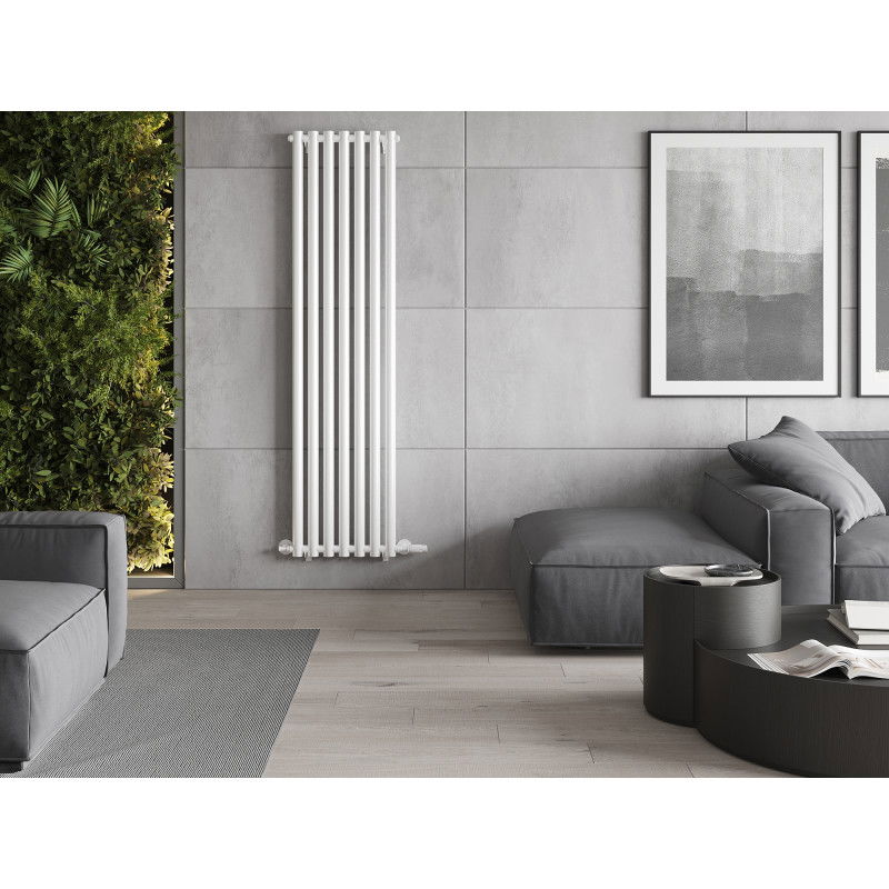 Mexen Texas decorative radiator 1800 x 460 mm, 965 W, white - W203-1800-460-00-20