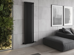 Mexen Texas decorative radiator 1800 x 460 mm, 965 W, black - W203-1800-460-00-70