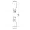 Mexen shower hose 125 cm, Chrome - 79435-00