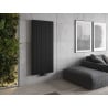 Mexen Waco decorative radiator 1544 x 694 mm, 1550 W, black - W217-1544-694-00-70