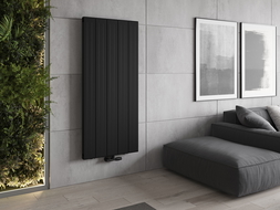 Mexen Waco decorative radiator 1544 x 694 mm, 2209 W, Black - W217-1544-694-00-70