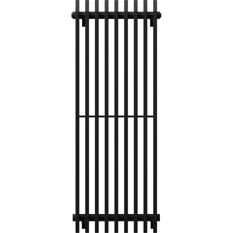 Mexen Aurora decorative radiator 1200 x 450 mm, 917 W, black - W212-1200-450-00-70