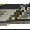 Mexen Andres 1.5-compartment granite sink with a drip tray and kitchen mixer tap Aster, Beige - 6515-69-73450-07-B
