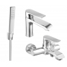 Mexen Pecos R72 bath set, chrome - 72703R72-00