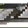 Mexen Tomas 2-compartment granite sink with a kitchen mixer tap Aster, White - 6516-20-73450-57-G