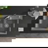 Mexen Tomas 2-compartment granite sink with a kitchen mixer tap Aster, Grey - 6516-71-73450-07