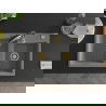 Mexen Tomas 2-compartment granite sink with a kitchen mixer tap Aster, Grey - 6516-71-73450-57-G