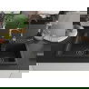 Mexen Tomas 2-compartment granite sink with a kitchen mixer tap Aster, Black/Silver metallic - 6516-73-73450-07-B