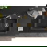 Mexen Tomas 2-compartment granite sink with a kitchen mixer tap Aster, spotted black - 6516-76-73450-57-G