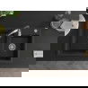 Mexen Tomas 2-compartment granite sink with a kitchen mixer tap Aster, Black - 6516-77-73450-07