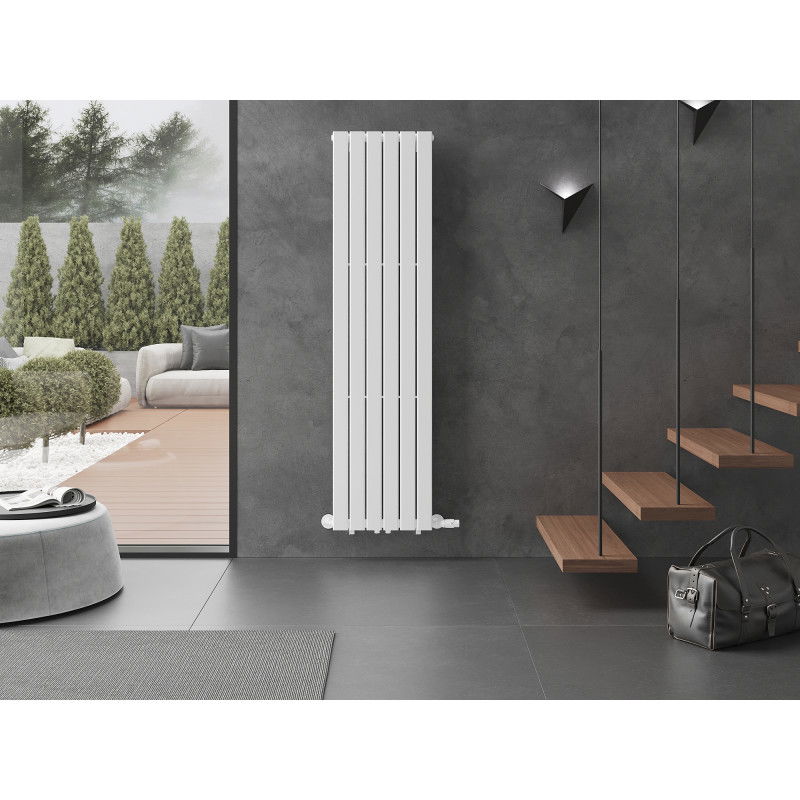 Mexen Boston decorative radiator 1800 x 452 mm, 888 W, white - W213-1800-452-00-20