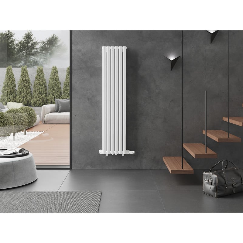 Mexen Dallas decorative radiator 1600 x 360 mm, 1039 W, white - W214-1600-360-00-20