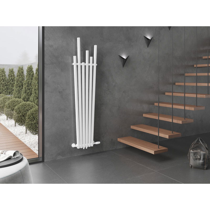 Mexen Omaha decorative radiator 1800 x 420 mm, 655 W, white - W208-1800-420-00-20