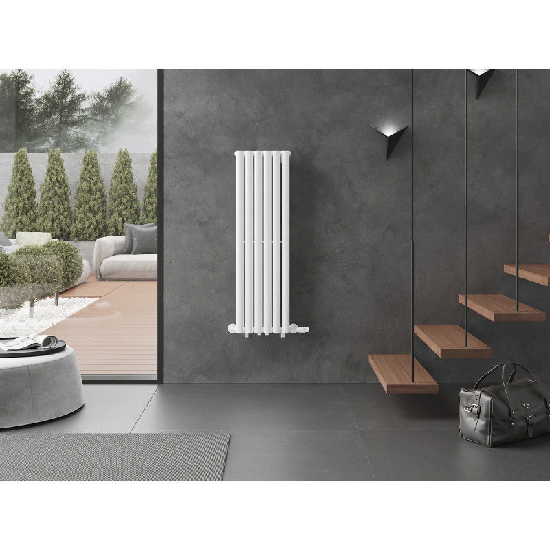 Mexen Oregon decorative radiator 1200 x 360 mm, 417 W, white - W202-1200-350-00-20