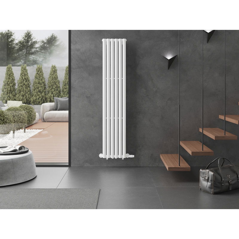 Mexen Oregon decorative radiator 1800 x 360 mm, 604 W, white - W202-1800-350-00-20