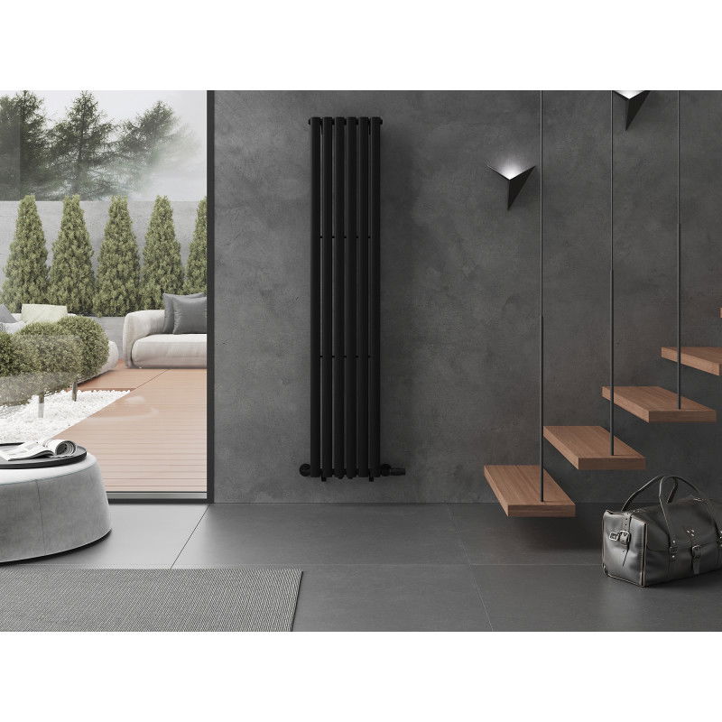 Mexen Oregon decorative radiator 1800 x 360 mm, 604 W, black - W202-1800-350-00-70
