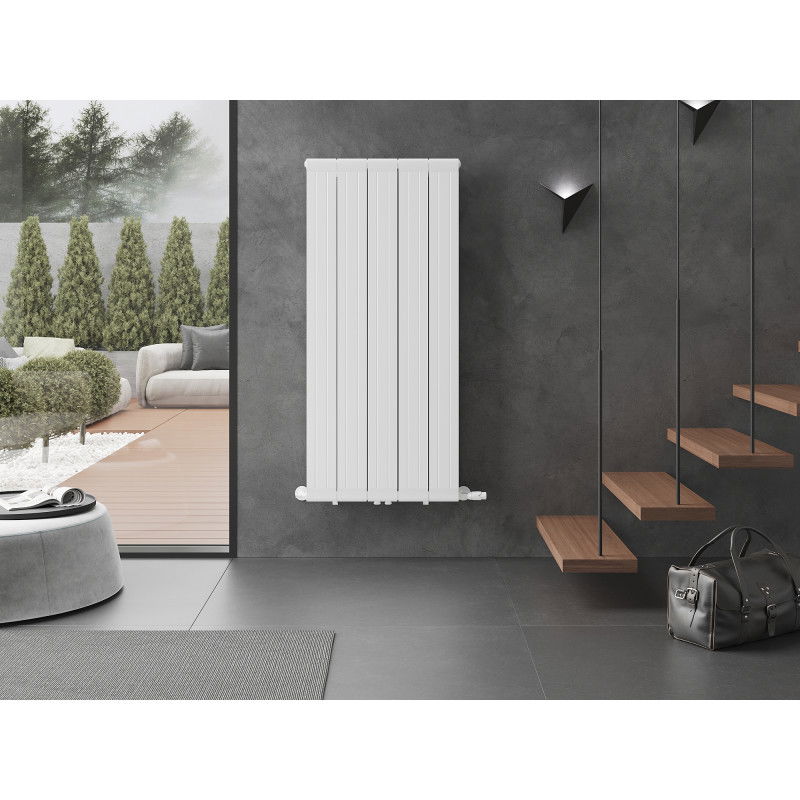 Mexen Waco decorative radiator 1544 x 694 mm, 1550 W, white - W217-1544-694-00-20