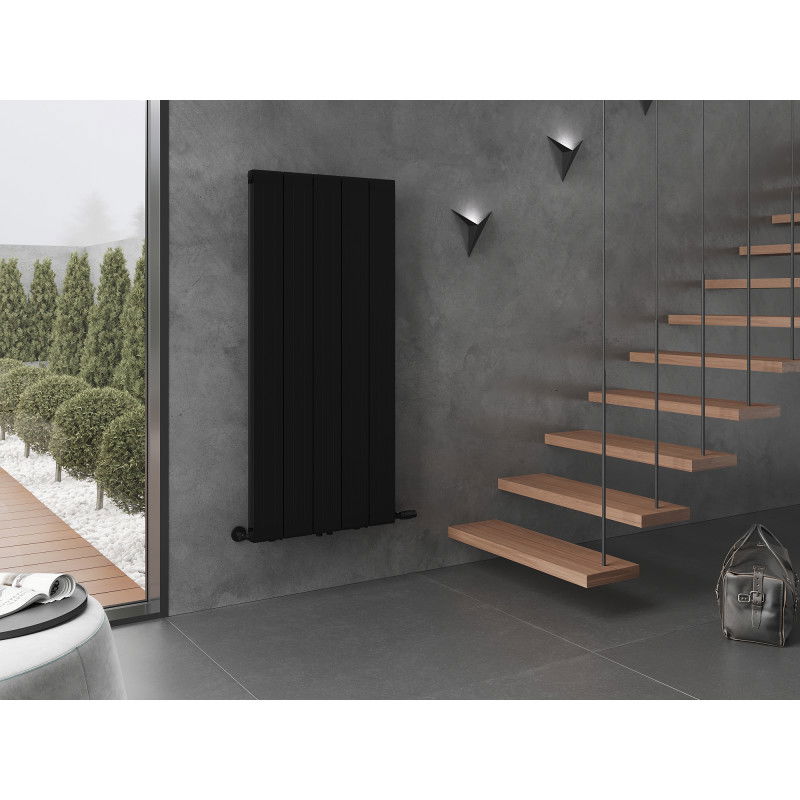 Mexen Waco decorative radiator 1544 x 694 mm, 1550 W, black - W217-1544-694-00-70