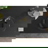 Mexen Kevin 1-compartment granite sink with a drip tray and kitchen mixer tap Aster, Black/Silver metallic - 6517-73-73450-57-B