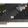 Mexen Kevin 1-compartment granite sink with a drip tray and kitchen mixer tap Aster, Black/Gold metallic - 6517-75-73450-07-B