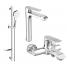 Mexen Pecos DF05 bathtub set, Chrome - 72713DF05-00