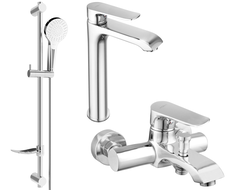 Mexen Pecos DF05 bath set, chrome - 72713DF05-00