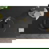 Mexen Kevin 1-compartment granite sink with a drip tray and kitchen mixer tap Aster, Black/Gold metallic - 6517-75-73450-57-B