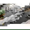 Mexen Kevin 1-compartment granite sink with a drip tray and kitchen mixer tap Aster, spotted black - 6517-76-73450-70-B
