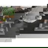 Mexen Carlos 1-compartment granite sink with a kitchen mixer tap Aster, Grey - 6518-71-73450-07
